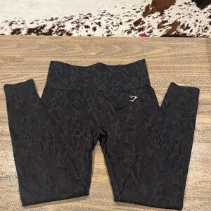 Gymshark Black Patterned Leggings